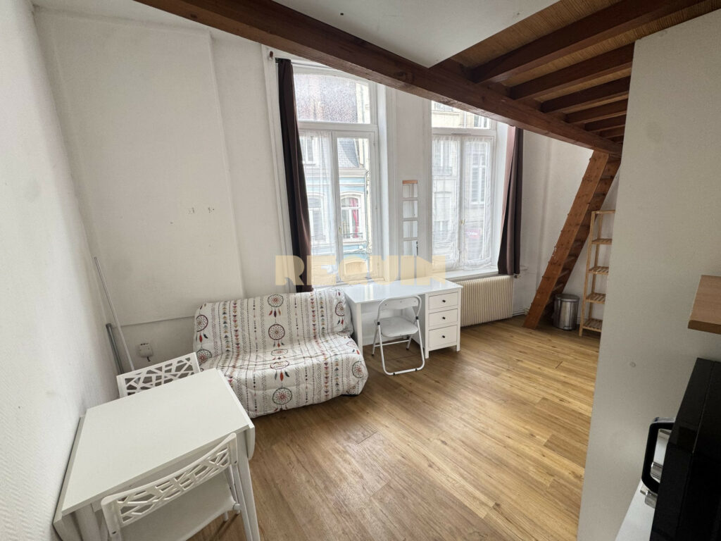 Appartement 1 pièces à Lille — F1 avec Mezzanine — photo 2