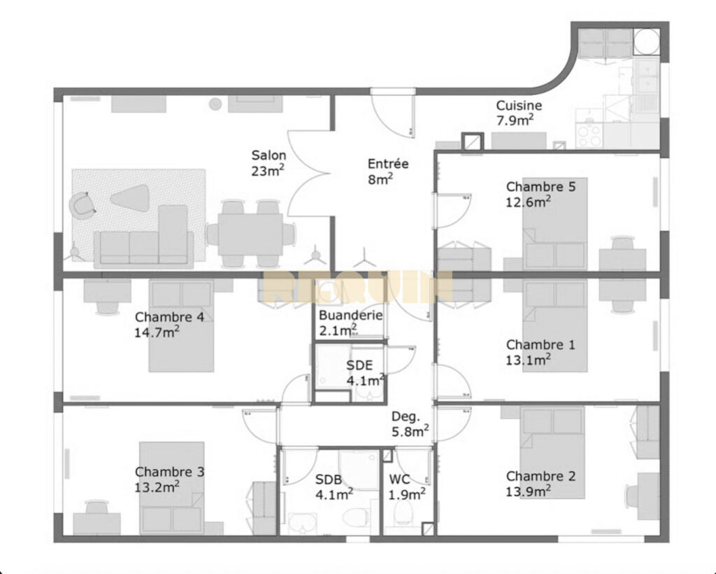 Appartement 6 pièces à Lille — Lomme – T6 avec extérieur et parking — photo 15