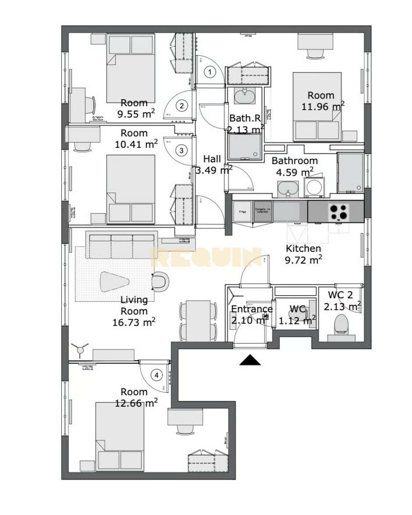Appartement 5 pièces à Lille — Lille – T4/5 avec parking — photo 18